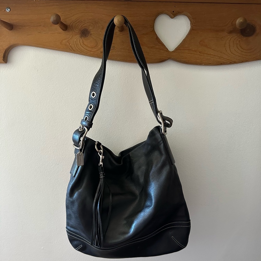 Coach Black Legacy Hobo Bag